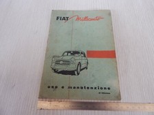 MANUALE USO MANUTENZIONE