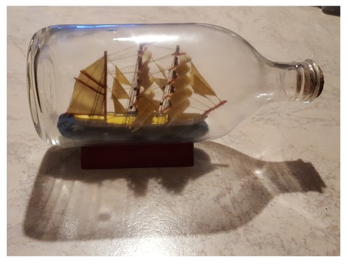 Nave bottiglia vintage - vintage, cm