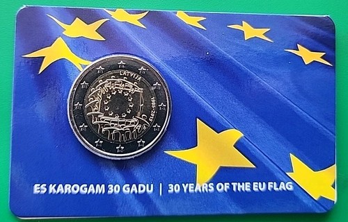 Moneta euro lettonia 2015 - 2,