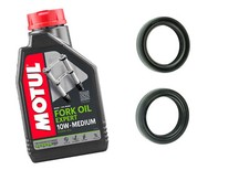 YAMAHA YBR 125 2005 2006 AL 2016  KIT OLIO MOTUL 10W E PARAOLI FORCELLA ATHENA