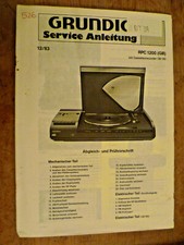 Grundig RPC 1200 (GB) CB180