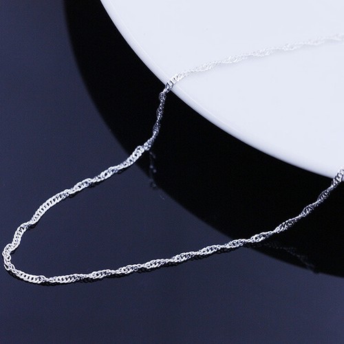 Silver collana rodiato argento - rodiato,