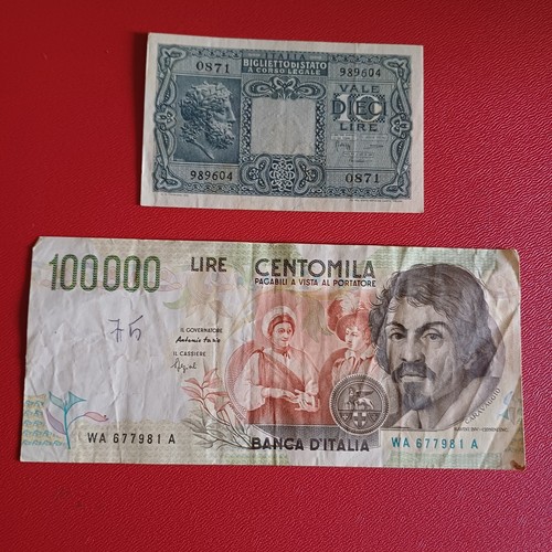 Vecchie banconote italiane - vecchie,