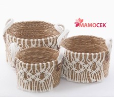 CESTO Cestino cesta erba corda Ø22-25-31 contenitore portatutto