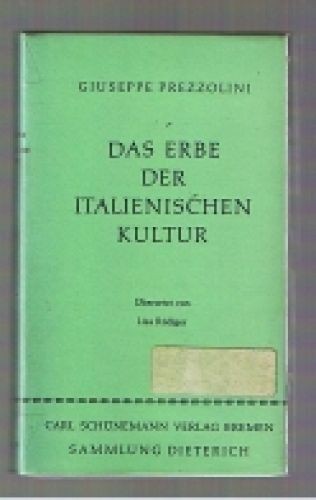 Das erbe der italienischen - das,