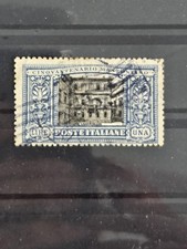 Francobolli Regno - 1923 Lotto Lire 1 Alessandro Manzoni Usato 