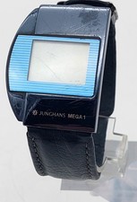 DM. 3440 Junghans Mega 1 orologio da polso uomo modello 026/0014 orologio atomico