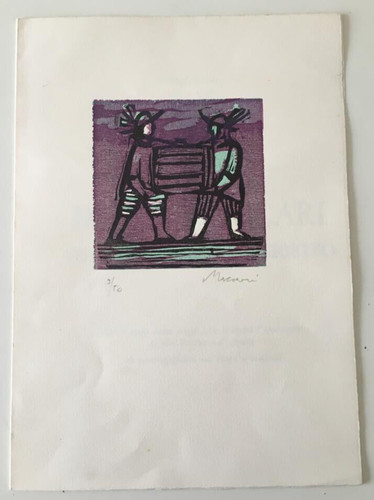Mino maccari litografia - mino,