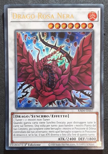 Drago rosa nera ultra - drago,