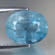STUPENDA PIETRA PREZIOSA SCIOLTA ACQUAMARINA NATURALE BLU OVALE 10x8 mm 2,72 Ct