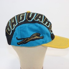 Cappello Snapback Vintage Jacksonville Jaguars Starter Teal Nero Oro Logo Proibito