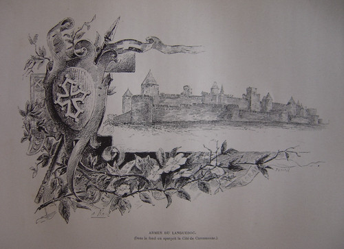 Gravure des armes languedoc - gravure,