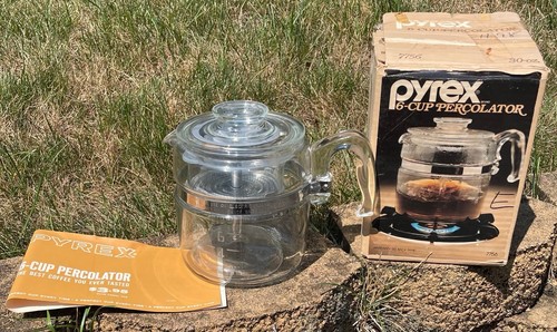 Caffettiera vintage pyrex - vintage,
