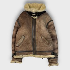 Vintage Avirex B-3 Jacket Leather Shearling 90s