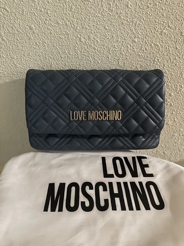 Love moschino quilted - quilted, flap