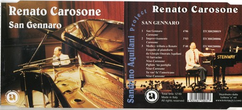 Renato carosone single - carosone, cd