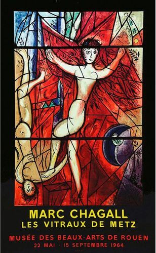 Poster vintage marc chagall - vintage,