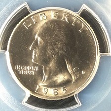 1985-D 25C Washington quarto