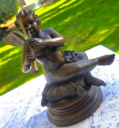 Statua putto angelo in - statua,