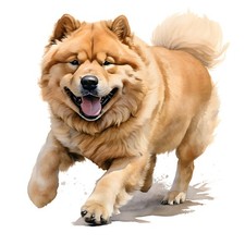 3 adesivi Chow Chow adesivi
