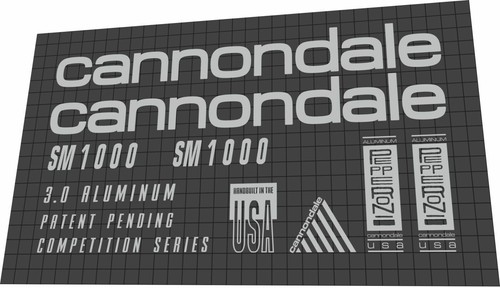 Set decalcomanie cannondale - set,