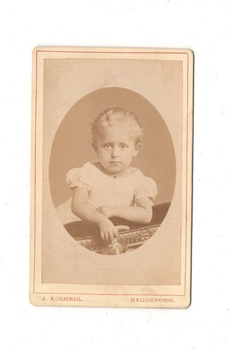 Julius kosmehl cdv foto - kosmehl,