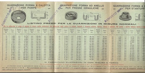 N557 guarnizioni cuoio x - cuoio,