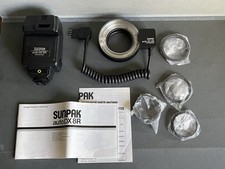SUNPAK THYRISTOR Auto DX-8R RING LIGHT Flash Anulare Macro Dedicato Nikon In Box