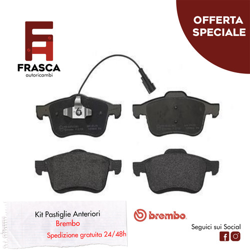 Pastiglie freno anteriori fiat - pastiglie,