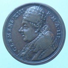 CLEMENTE XIII MEDAGLIA 1761
