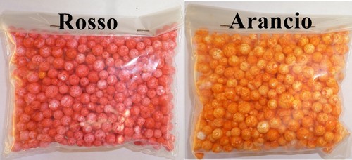 Pallini polistirolo arancio - pallini,