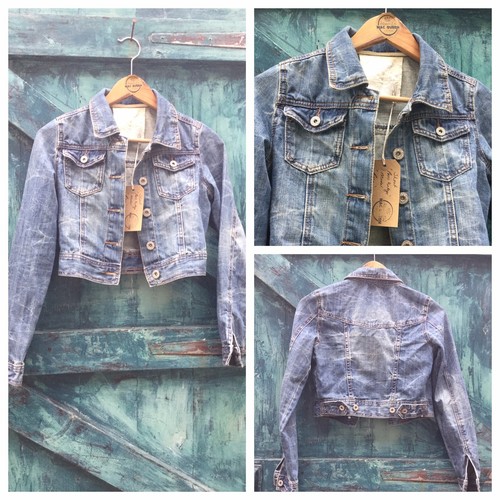 Giacca donna denim - blu, vintage