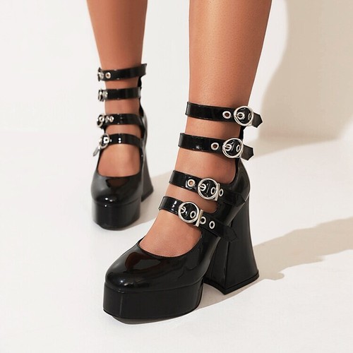 Scarpe donna blocco tacco alto