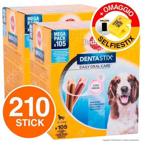 Pedigree dentastix medium - medium, per
