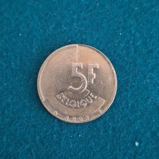 BELGIO 1993 - MONETA 5 FRANCHI