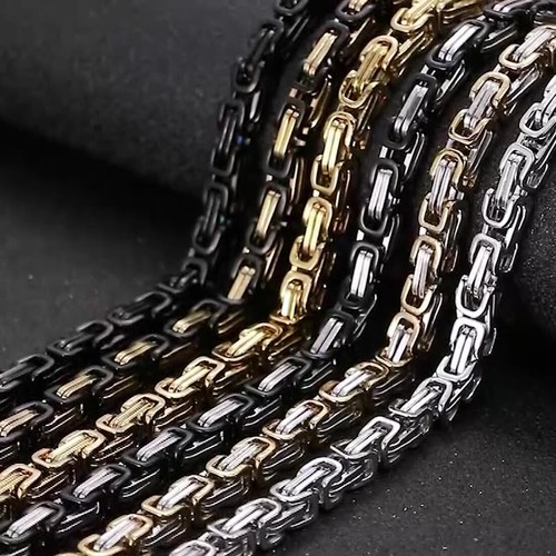 Collana bracciale acciaio - collana,