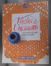VOGLIA DI UNCINETTO Fascicolo Fabbri editori nr. 29 - ottimo (12 schede)