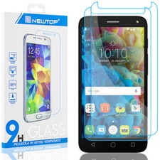 2 x Pellicola Vetro Temperato per Alcatel Pop 4 Plus Trasparente