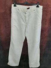 Dolce&Gabbana D&G jeans uomo men bianco tg 50 size 36 pants estivo lino cotone 
