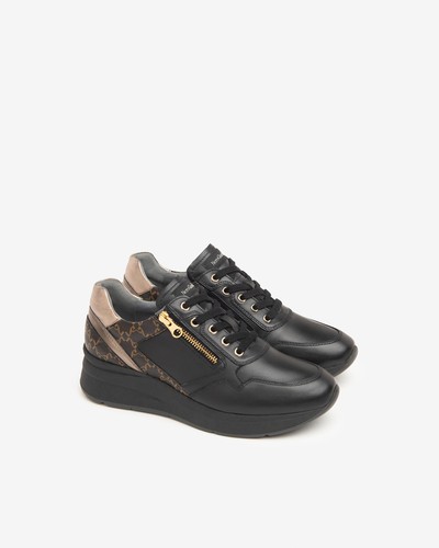 Sneakers nero giardini donna - sneakers,