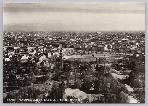 Cartolina milano italia - cartolina,