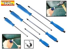 SET 6 CACCIAVITI CON MANICO BATTENTE IN ACCIAIO CHROME VANADIUM CALAMITATI