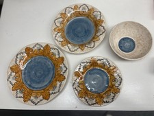 Set quattro pezzi di piatti in