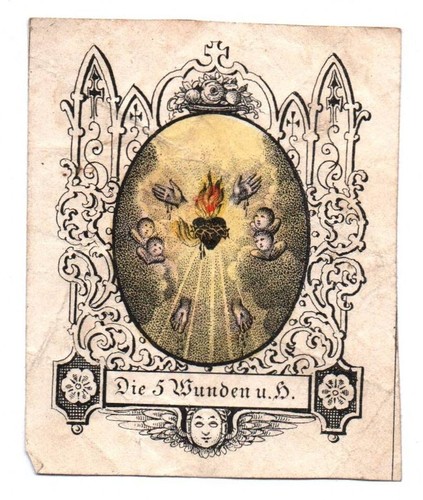 Immagine sacra cinque piaghe - immagine,