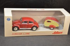 SCHUCO 1/43 JUNIOR LINE VW KAFER MIT WOHNWAGEN MODELLISMO COLLEZIONE
