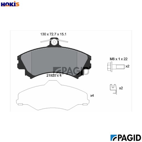 Set pastiglie freno - freno,