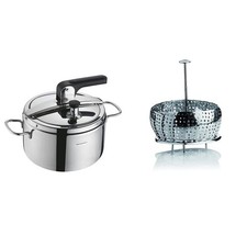 Barazzoni Pentola A Pressione Modello Cuociveloce/Voilà Ø22Cm Capacità 5Lt Made