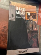 librogame  Il Caso Milverton n.3  Sherlock Holmes  1°EDIZIONE  1990  NUOVO