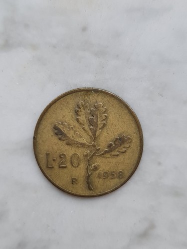 Moneta lire del 1958 - lire,