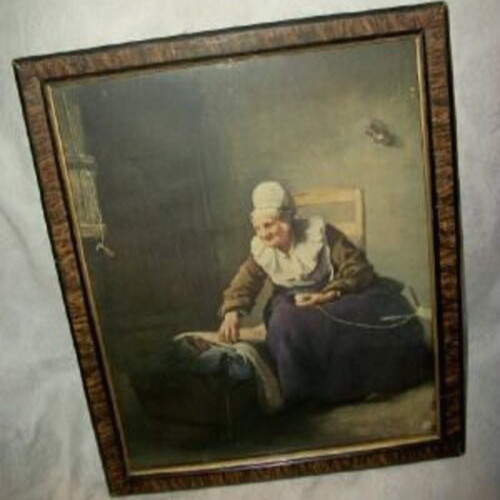 Litografia vittoriana nonna